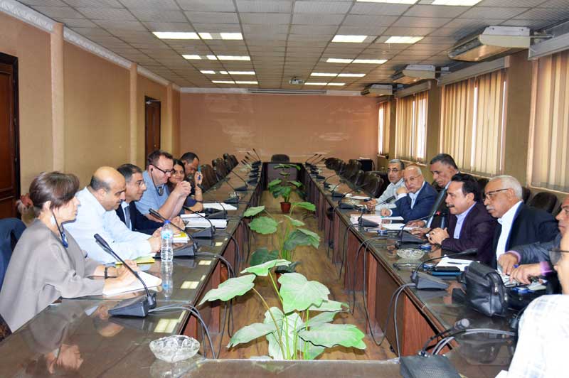 ETUF leaders Meeting with ILO Mission